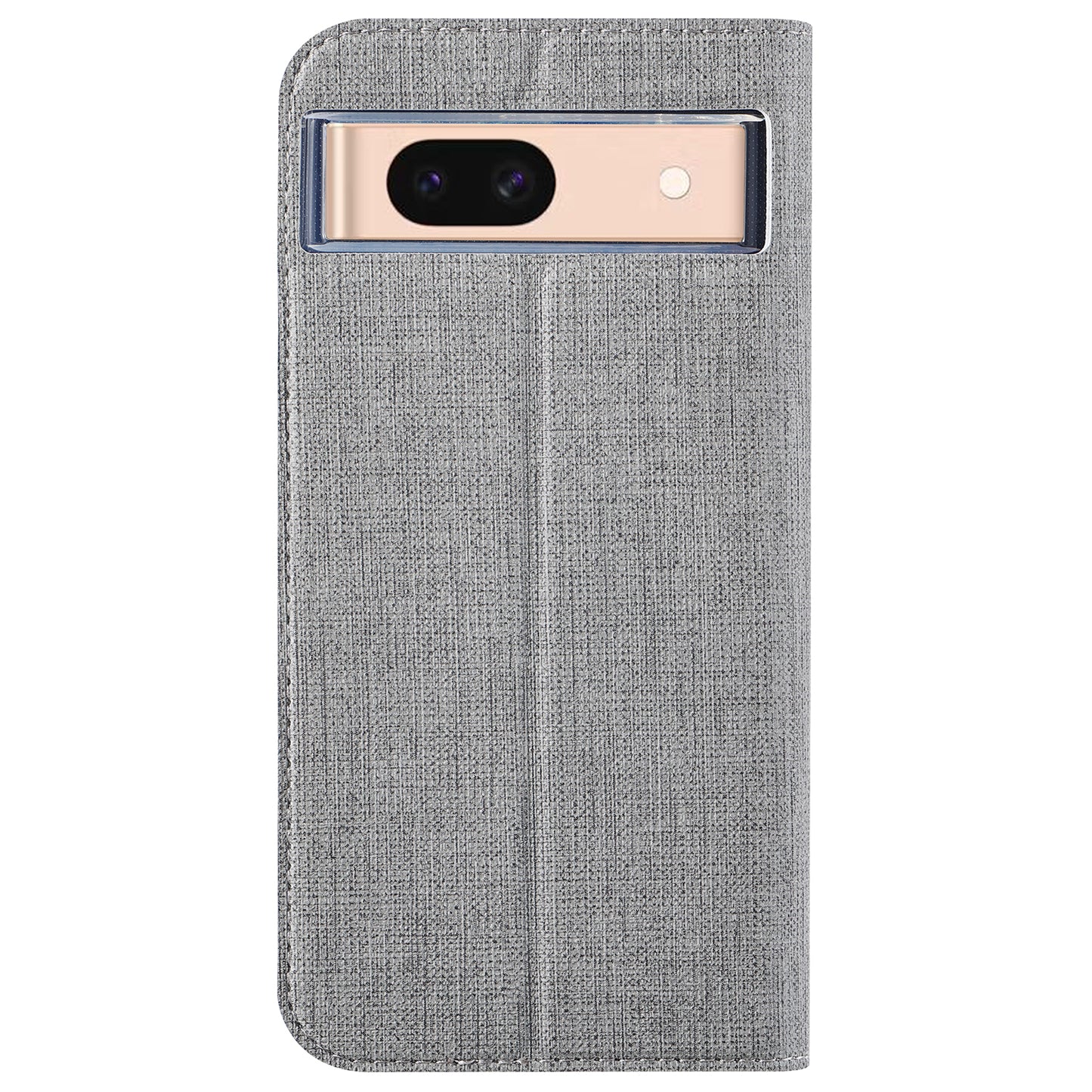 VILI DMX Series For Google Pixel 8a Phone Case Card Holder Leather Cover Mobile Accessories Wholesale - Grey