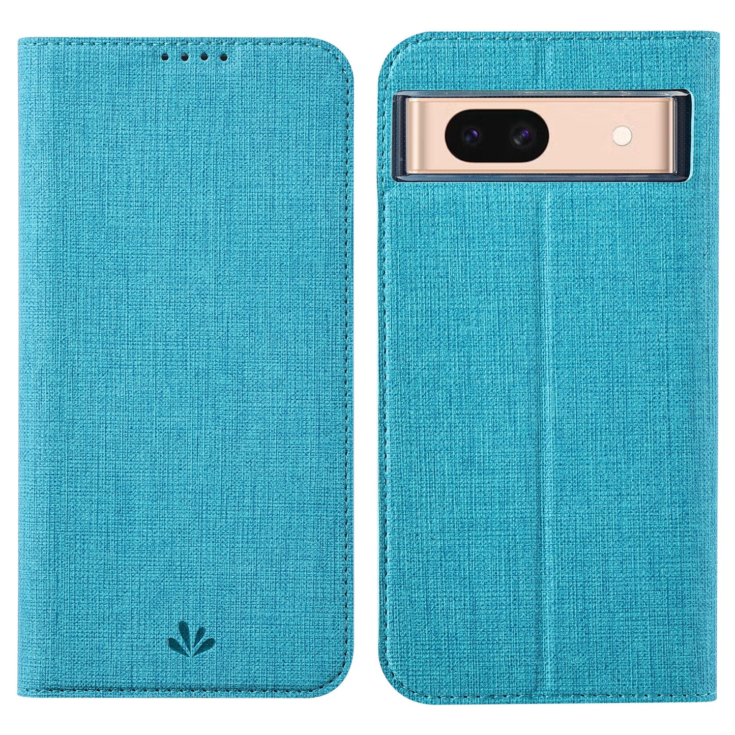 VILI DMX Series For Google Pixel 8a Phone Case Card Holder Leather Cover Mobile Accessories Wholesale - Blue