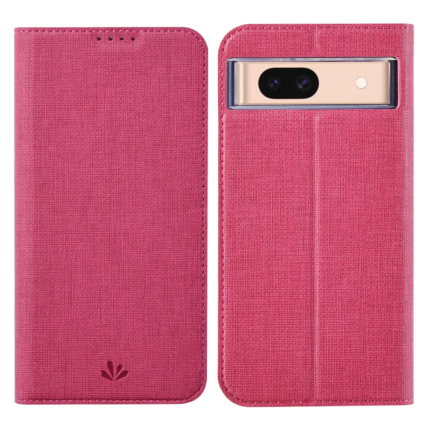 VILI DMX Series For Google Pixel 8a Phone Case Card Holder Leather Cover Mobile Accessories Wholesale - Rose