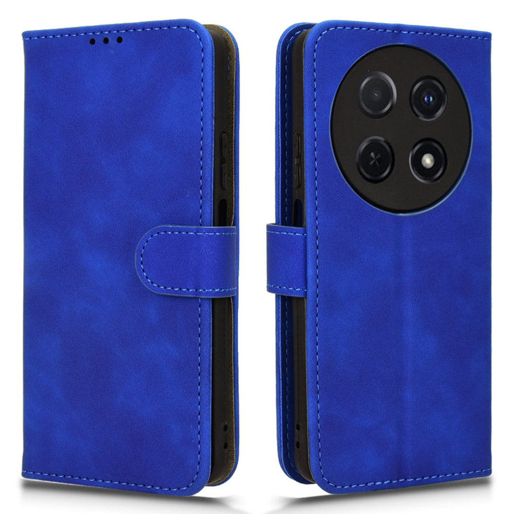 For Huawei Enjoy 70 Pro Case Skin Touch Leather Wallet Cover Mobile Accessories Wholesale - Blue