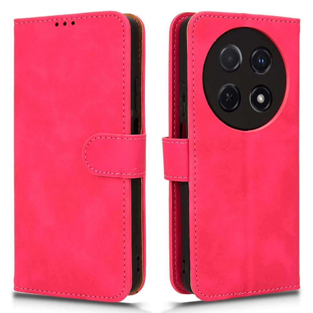 For Huawei Enjoy 70 Pro Case Skin Touch Leather Wallet Cover Mobile Accessories Wholesale - Rose