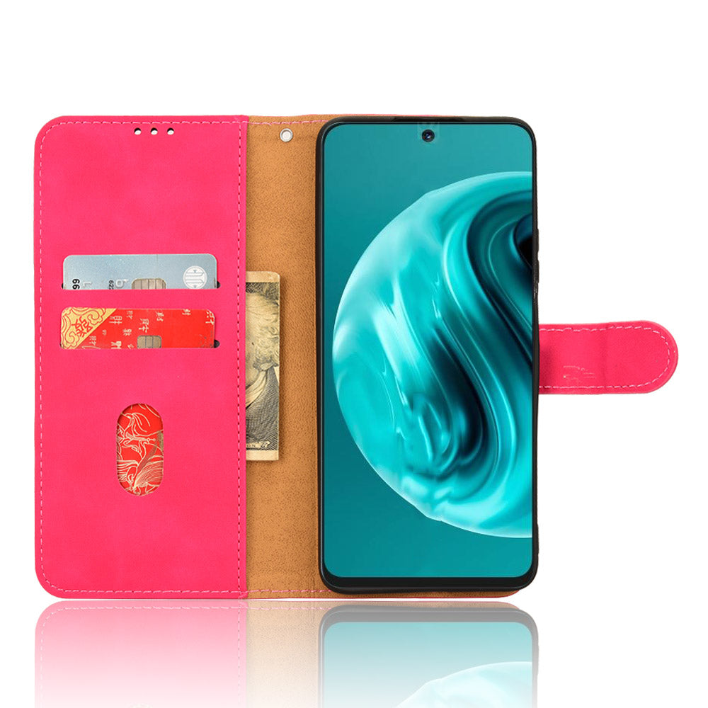 For Huawei Enjoy 70 Pro Case Skin Touch Leather Wallet Cover Mobile Accessories Wholesale - Rose