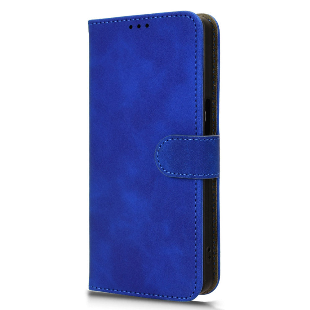 For Transsion Tecno Camon 30 Premier 5G Wallet Case Skin Touch Leather Phone Cover Mobile Spares Wholesale - Blue