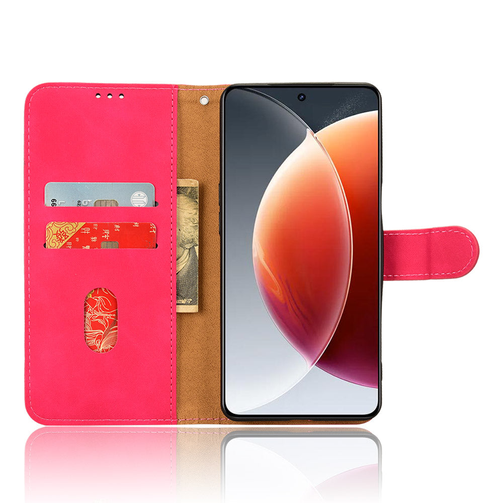 For Transsion Tecno Camon 30 Premier 5G Wallet Case Skin Touch Leather Phone Cover Mobile Spares Wholesale - Rose