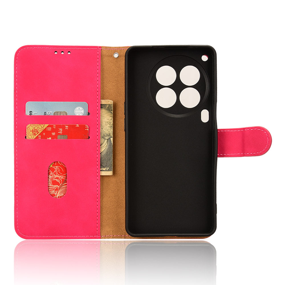 For Transsion Tecno Camon 30 Premier 5G Wallet Case Skin Touch Leather Phone Cover Mobile Spares Wholesale - Rose