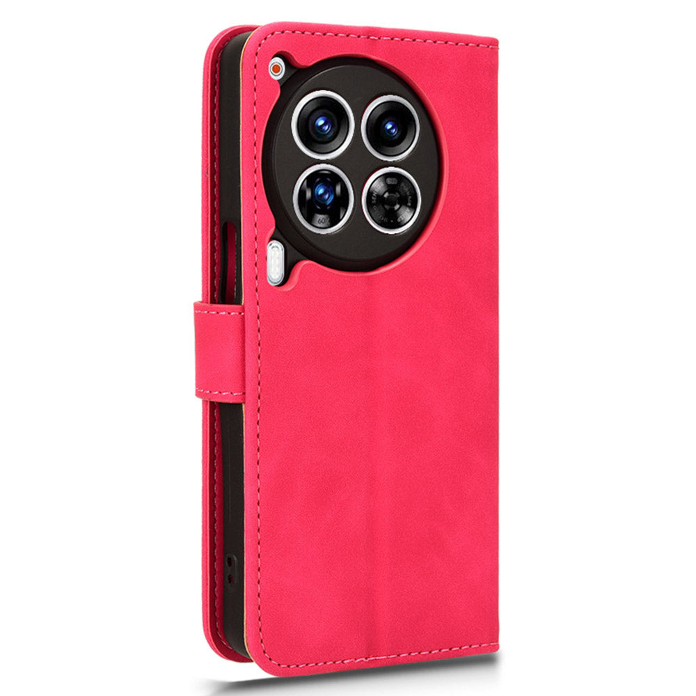 For Transsion Tecno Camon 30 Premier 5G Wallet Case Skin Touch Leather Phone Cover Mobile Spares Wholesale - Rose