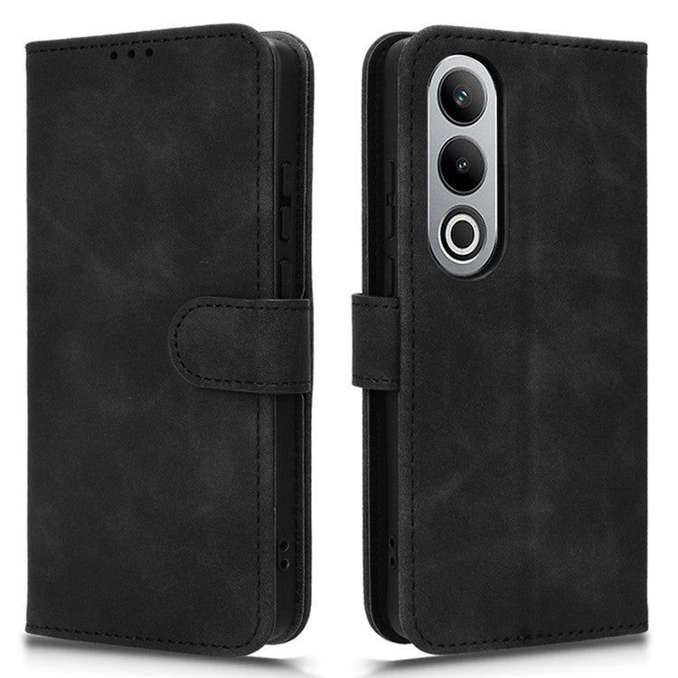For OnePlus Nord CE4 5G Wholesale Case Skin Touch Leather Wallet Phone Cover - Black