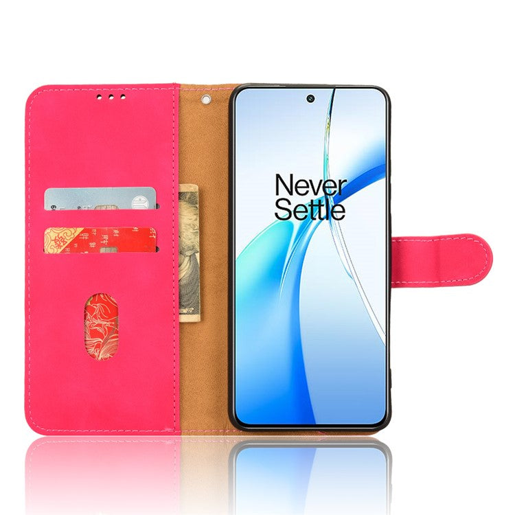 For OnePlus Nord CE4 5G Wholesale Case Skin Touch Leather Wallet Phone Cover - Rose