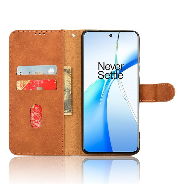 For OnePlus Nord CE4 5G Wholesale Case Skin Touch Leather Wallet Phone Cover - Brown