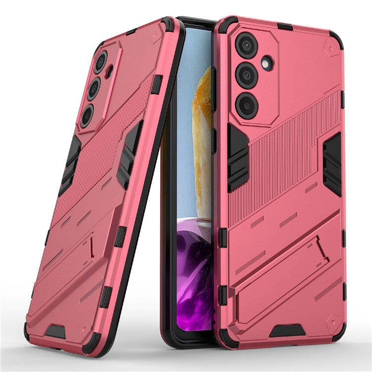 For Samsung Galaxy M55 5G / C55 5G / F55 5G Case Kickstand Protective PC+TPU Phone Cover - Rose