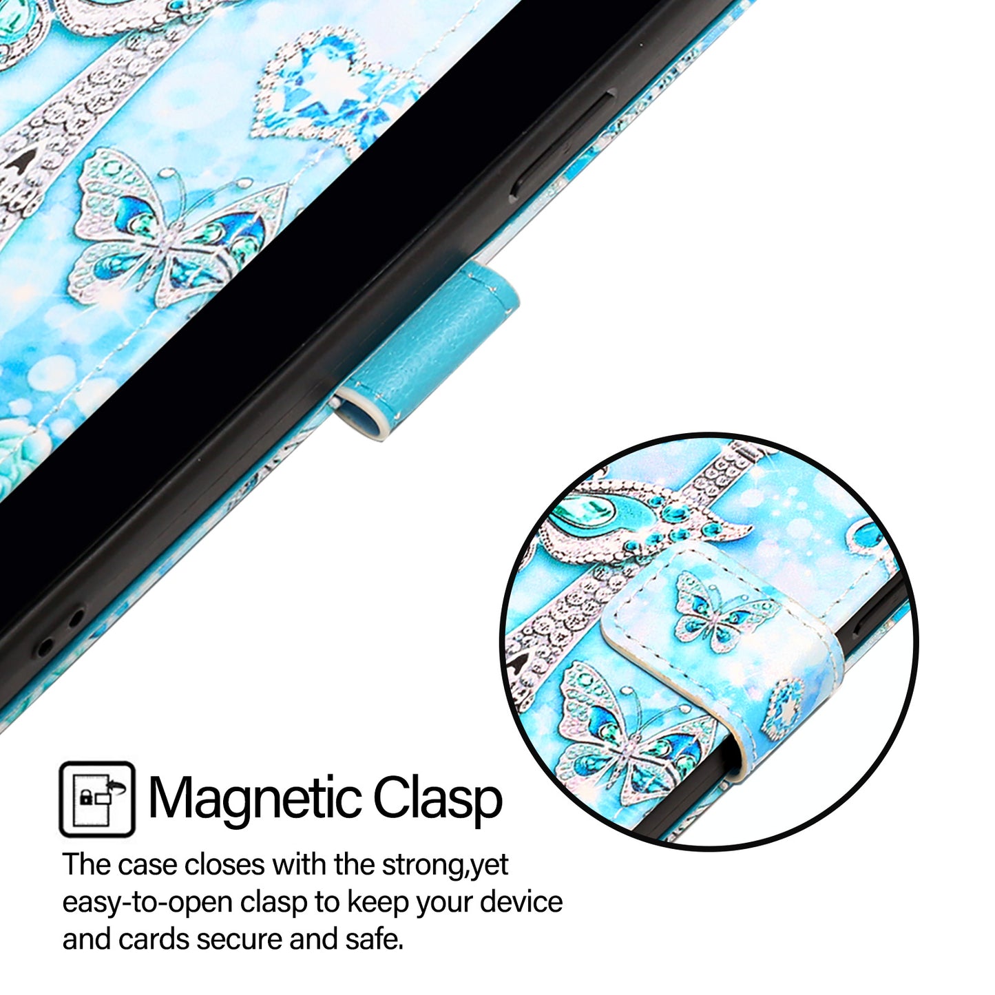 YB Pattern Printing Leather Series-4 for OnePlus Nord CE4 5G Case Anti-scratch Leather Flip Phone Cover - Eiffel Tower and Butterfly