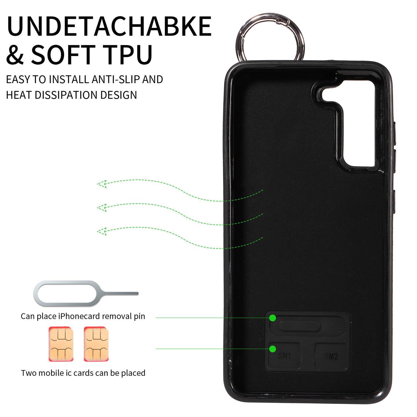 008 For Samsung Galaxy S21 FE 5G Case Anti-Scratch Leather TPU Phone Cover with Kickstand - Red