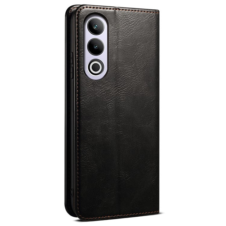 For OnePlus Nord CE4 5G Phone Case Leather Flip Wholesale Wallet Cover - Black