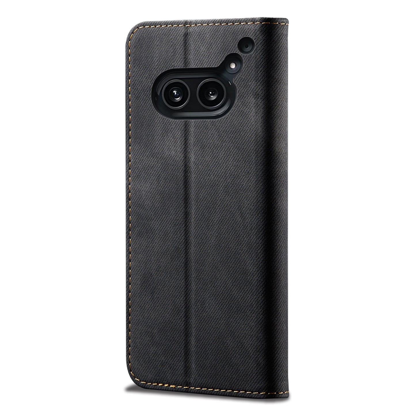 For Nothing Phone (2a) Case Shockproof Leather Stand Phone Cover Mobile Spares Wholesale - Black
