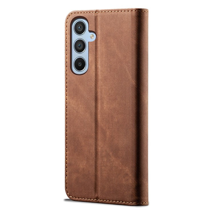 For Samsung Galaxy M55 5G / C55 5G / F55 5G Leather Case Stand Cover Mobile Accessories Wholesale Supplier - Coffee