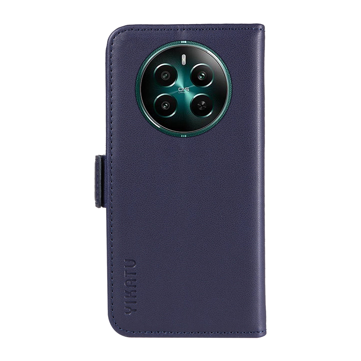 YIKATU YK-003 For Realme 12+ 5G Case Wallet PU Leather+TPU Cover Phone Accessories Distributors - Sapphire