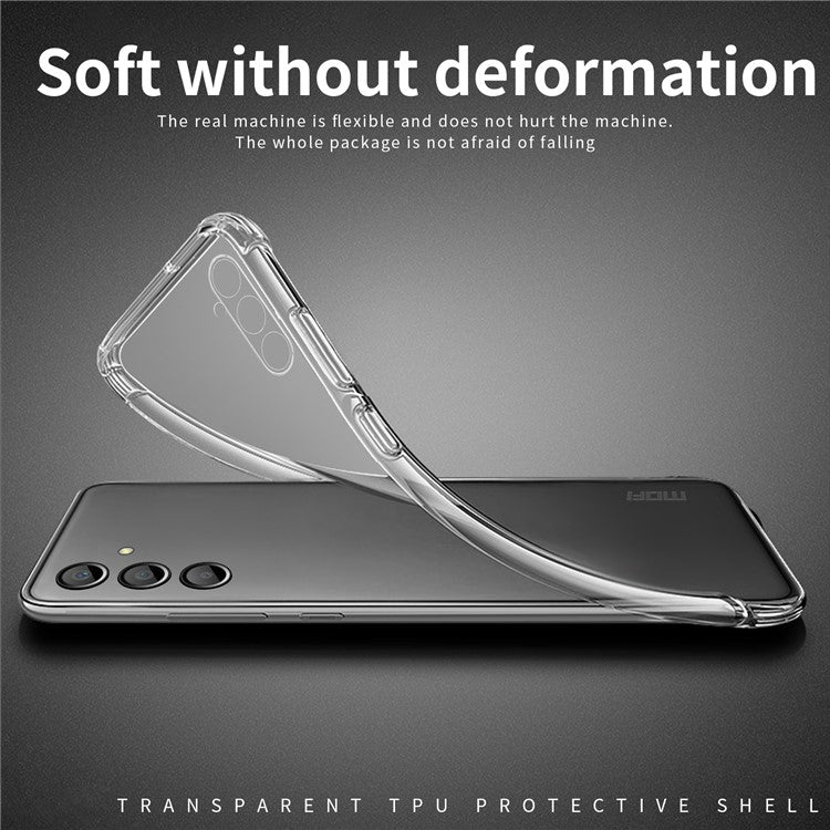 MOFI For Samsung Galaxy M55 5G / C55 5G / F55 5G Case Anti-Scratch High Transparency Soft TPU Phone Cover