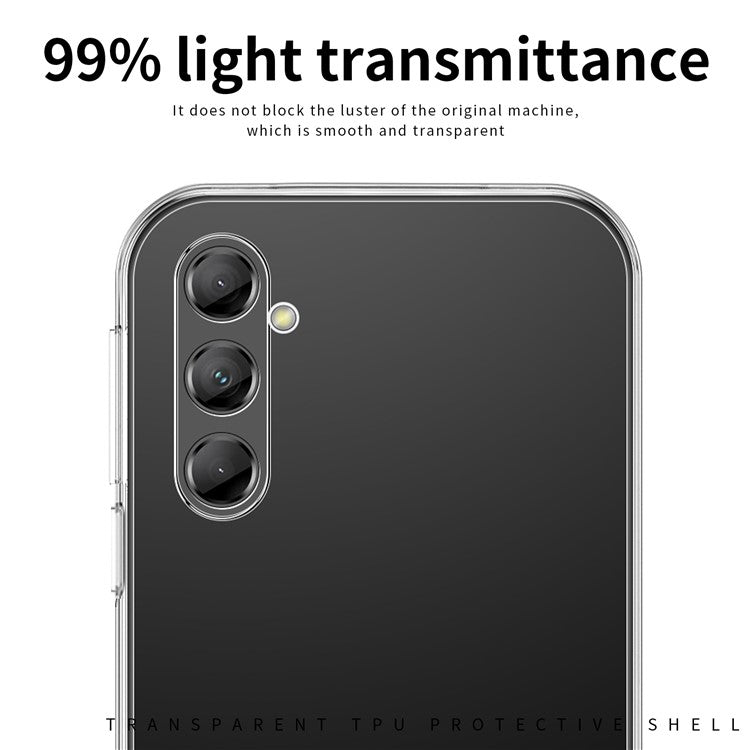 MOFI For Samsung Galaxy M55 5G / C55 5G / F55 5G Case Anti-Scratch High Transparency Soft TPU Phone Cover