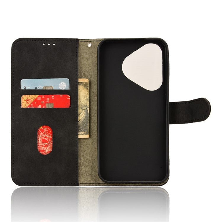 For Huawei Pura 70 Wallet Case Leather Phone Cover Mobile Accessories Wholesale Supplier - Black