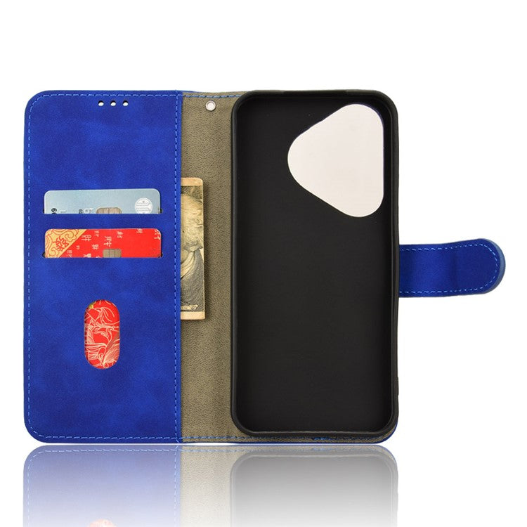 For Huawei Pura 70 Wallet Case Leather Phone Cover Mobile Accessories Wholesale Supplier - Blue