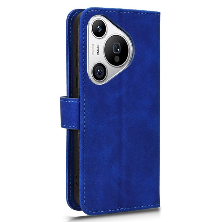 For Huawei Pura 70 Wallet Case Leather Phone Cover Mobile Accessories Wholesale Supplier - Blue