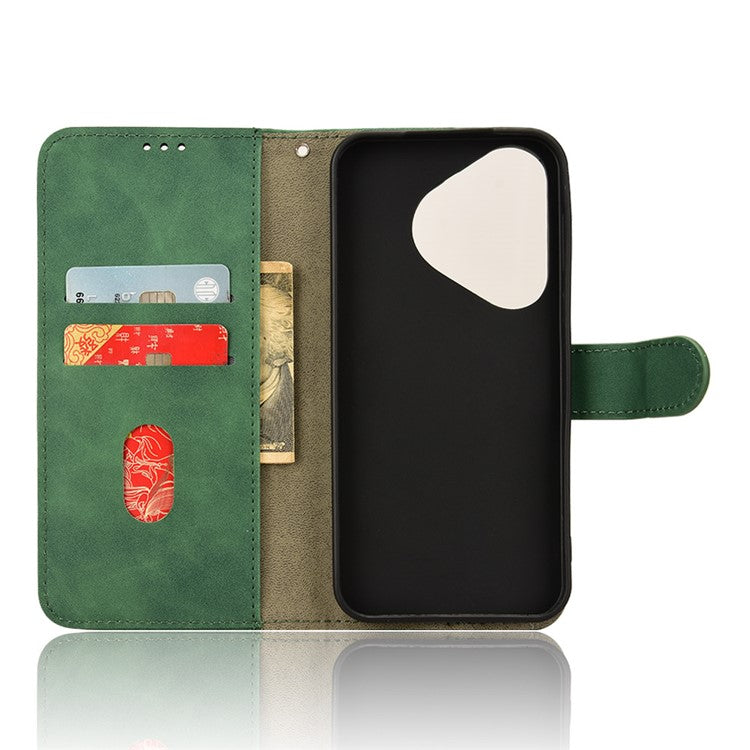 For Huawei Pura 70 Wallet Case Leather Phone Cover Mobile Accessories Wholesale Supplier - Green