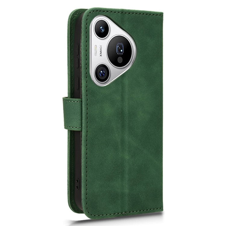 For Huawei Pura 70 Wallet Case Leather Phone Cover Mobile Accessories Wholesale Supplier - Green