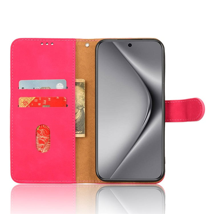 For Huawei Pura 70 Wallet Case Leather Phone Cover Mobile Accessories Wholesale Supplier - Rose