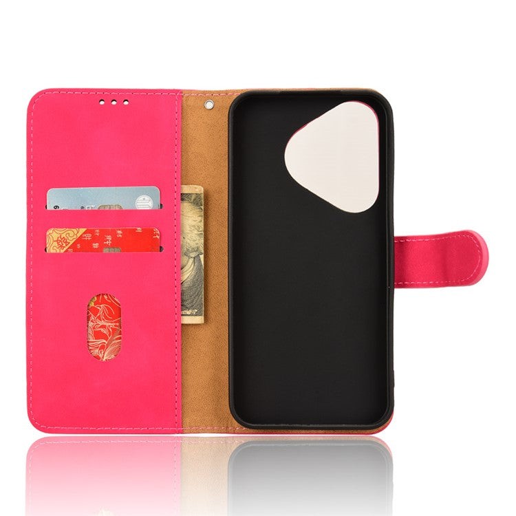 For Huawei Pura 70 Wallet Case Leather Phone Cover Mobile Accessories Wholesale Supplier - Rose