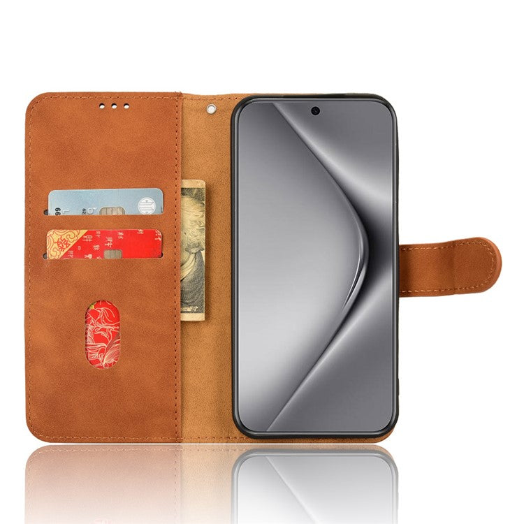 For Huawei Pura 70 Wallet Case Leather Phone Cover Mobile Accessories Wholesale Supplier - Brown
