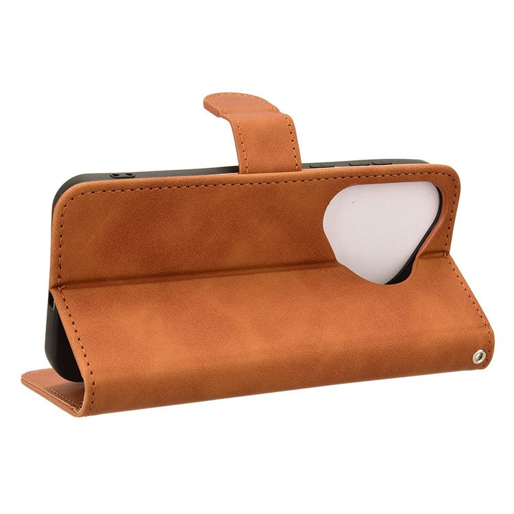 For Huawei Pura 70 Wallet Case Leather Phone Cover Mobile Accessories Wholesale Supplier - Brown