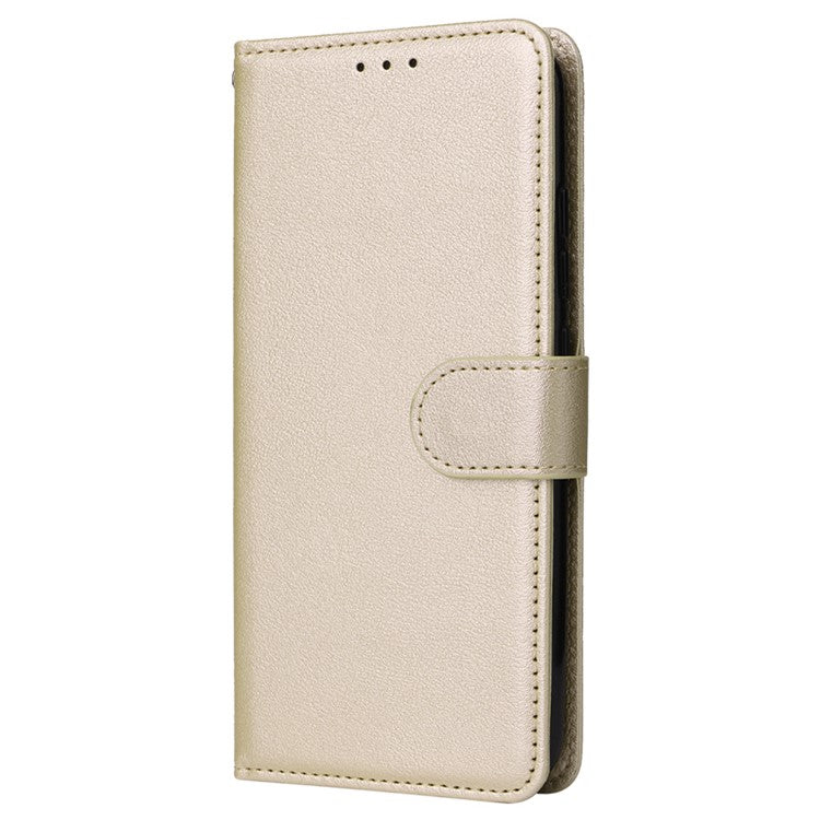 For Samsung Galaxy A54 5G Case PU Leather Stand Folio Wallet Phone Cover - Gold