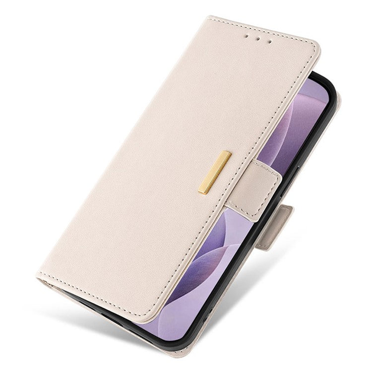 For OnePlus Ace 3V 5G Case PU Leather Folio Flip Phone Cover RFID Blocking - White