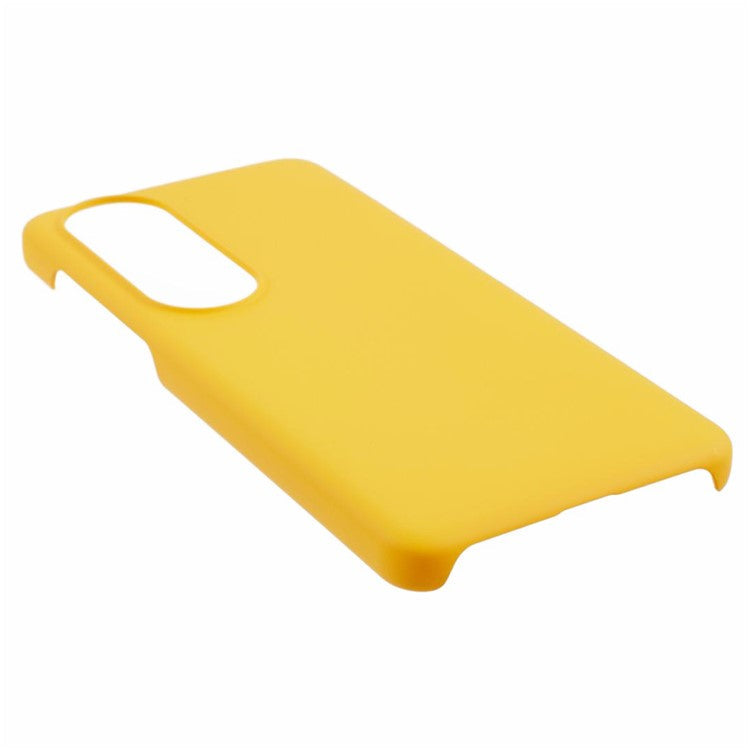 For OnePlus Ace 3V 5G Anti-Scratch Phone Cover Matte Skin-touch Feeling Hard PC Phone Case - Yellow
