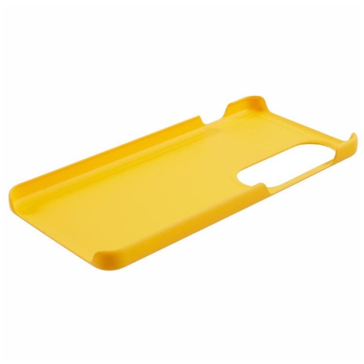 For OnePlus Ace 3V 5G Anti-Scratch Phone Cover Matte Skin-touch Feeling Hard PC Phone Case - Yellow