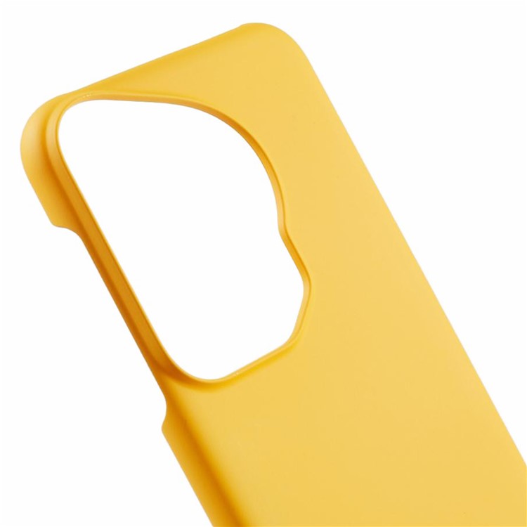 For Huawei Pura 70 Ultra Matte Hard PC Phone Cover Anti-Scratch Phone Case with Skin-Touch Feeling - Yellow