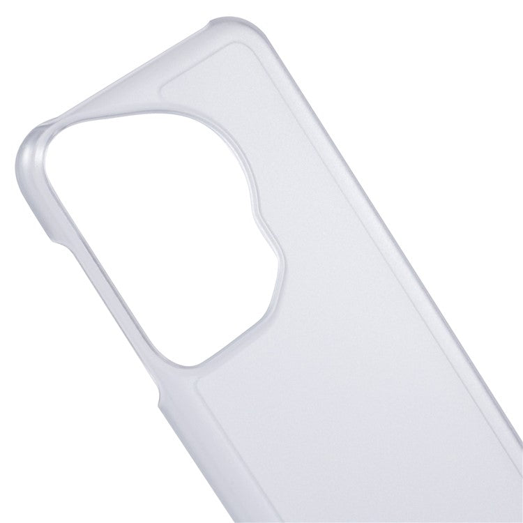For Huawei Pura 70 Ultra Matte Hard PC Phone Cover Anti-Scratch Phone Case with Skin-touch Feeling - Transparent