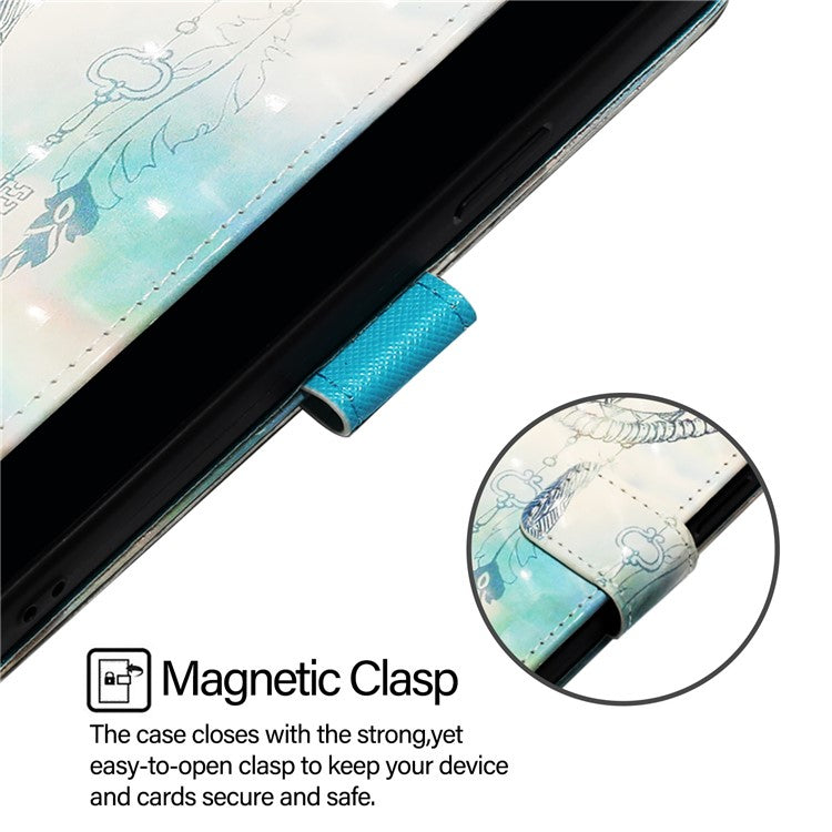 YB Pattern Printing Leather Series-2 For Oppo A2 Pro 5G / A3 Pro (China) 5G Case Flip Wallet Phone Cover - Dream Wind Chime