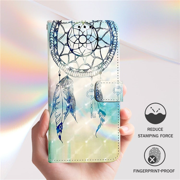 YB Pattern Printing Leather Series-2 For Oppo A2 Pro 5G / A3 Pro (China) 5G Case Flip Wallet Phone Cover - Dream Wind Chime
