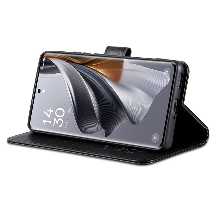 AZNS For Huawei Pura 70 Case Wallet Leather Scratch-proof Phone Cover with Magnetic Clasp - Black