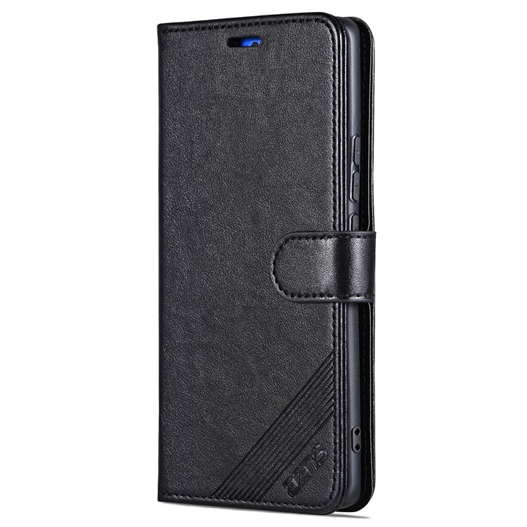 AZNS For Huawei Pura 70 Case Wallet Leather Scratch-proof Phone Cover with Magnetic Clasp - Black