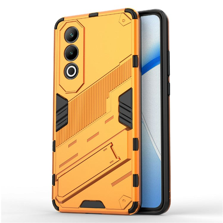 For OnePlus Nord CE4 5G Kickstand Case PC+TPU Anti-scratch Phone Cover - Orange