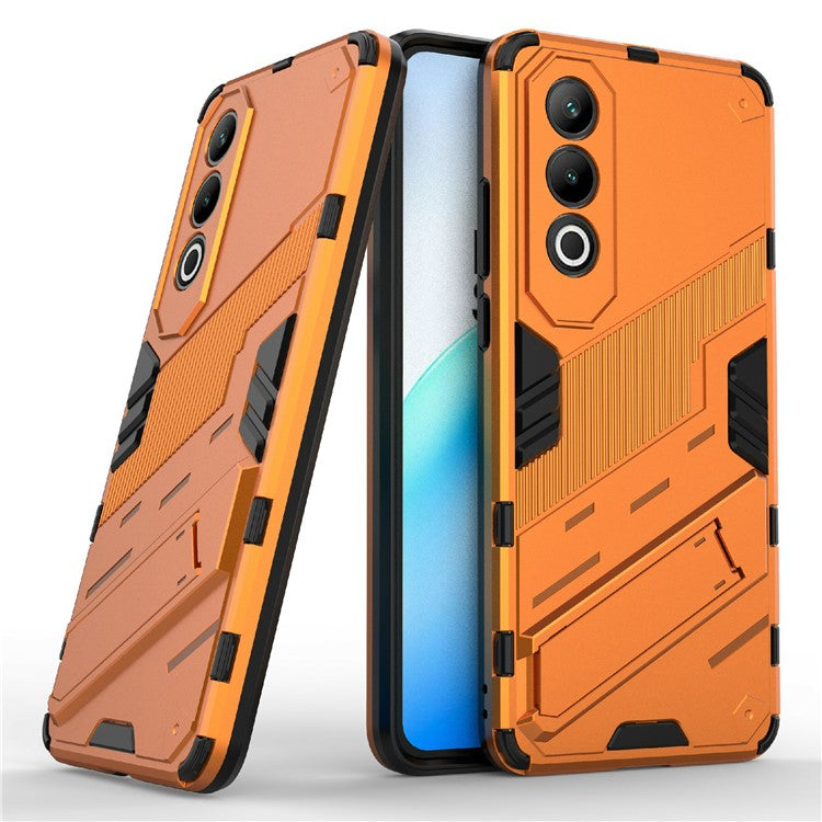 For OnePlus Nord CE4 5G Kickstand Case PC+TPU Anti-scratch Phone Cover - Orange