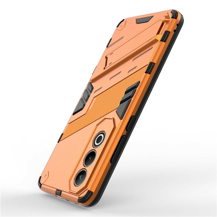 For OnePlus Nord CE4 5G Kickstand Case PC+TPU Anti-scratch Phone Cover - Orange