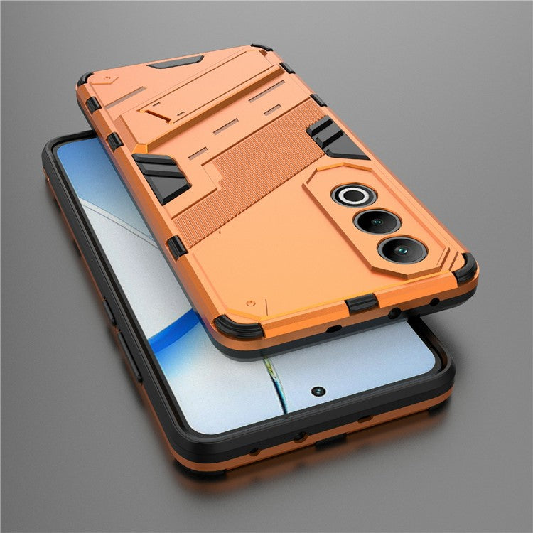 For OnePlus Nord CE4 5G Kickstand Case PC+TPU Anti-scratch Phone Cover - Orange