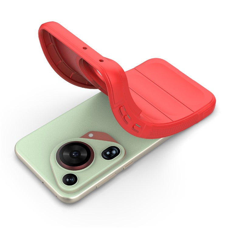 For Huawei Pura 70 Ultra Case Impact Resistant TPU Phone Protector - Red