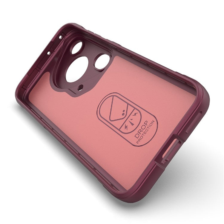 For Huawei Pura 70 Ultra Case Impact Resistant TPU Phone Protector - Wine Red