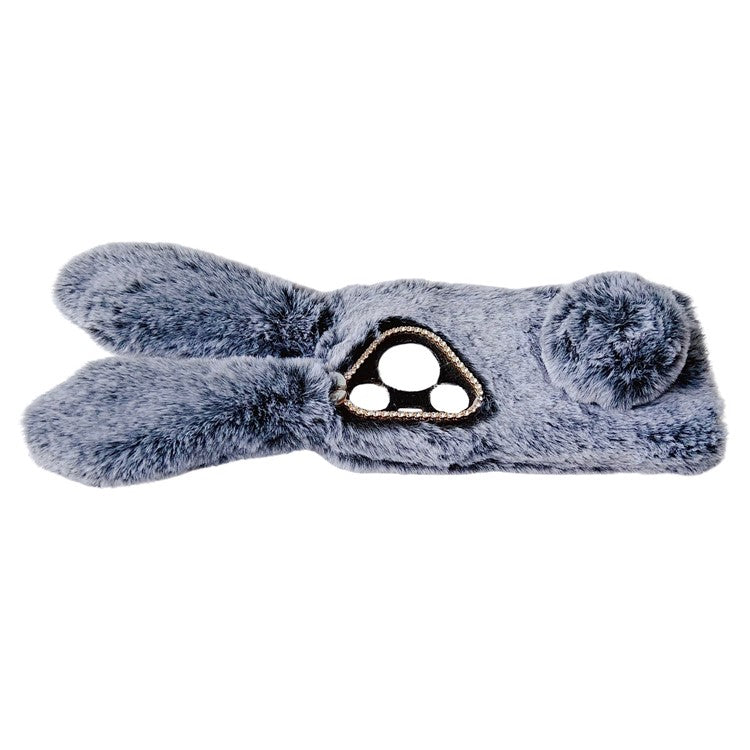 For Huawei Pura 70 TPU Case Plush Cute Rabbit Design Cover Cell Phone Accessory Wholesale - White