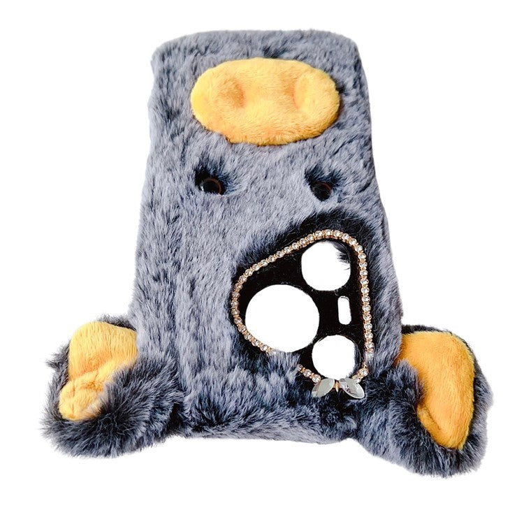 For Huawei Pura 70 TPU Case Plus Lucky Pig Drop-proof Phone Protective Case - Grey