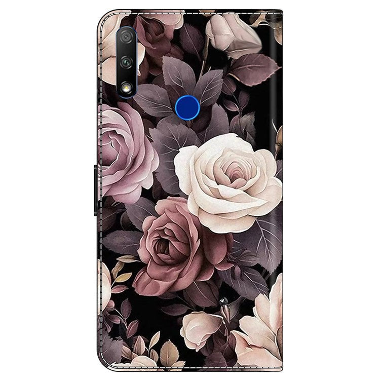 Cell Phone Case for Honor 9X Magnetic Closure Shell Wallet Wholesale Phone Cover - Rose